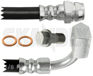 Brake hose Front axle right 32246008 (1070102) - Volvo V90 CC, XC60 (2018-), XC90 (2016-) - brake hose front axle right Own-label    axle drive for front rb02 re03 right righthand right hand vehicles