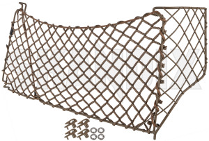 Safety net Trunk left Luggage net bag beige 9451325 (1070196) - Volvo 850, V70 (-2000) - bootloadernets boots cargonets compartment nets divider nets interior nets luggagenets partition nets protective nets safety net trunk left luggage net bag beige Genuine bag beige left luggage net trunk