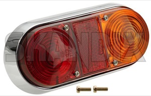 Combination taillight yellow-red  (1070321) - Volvo P1800 - 1800e backlight combination taillight yellow red combination taillight yellowred p1800e taillamp taillight skandix SKANDIX bulb included with yellowred yellow red