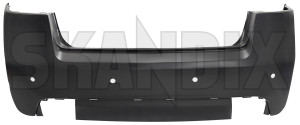 Bumper cover rear to be painted 32016174 (1070600) - Saab 9-3 (2003-) - bumper cover rear to be painted Genuine aid be exhaust for painted parking pipes rear to two vehicles with