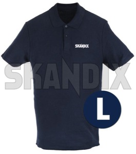 Polo Shirt SKANDIX Logo L  (1070629) - universal  - polo shirt skandix logo l polohemd poloshirt poloshirt  polo shirt shirt Hausmarke 1/2 12 1 2 aermellaenge bestickt blau blauer dunkelblau dunkelblauer herren l logo skandix tshirt t shirt