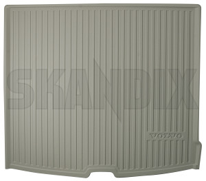 Trunk mat blonde Synthetic material 31470212 (1071212) - Volvo XC60 (2018-) - trunk mat blonde synthetic material Genuine blonde bowl high mat material plastic synthetic
