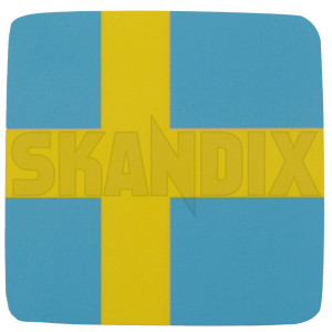 Sticker Swedish flag  (1071466) - universal  - decals label sticker swedish flag Own-label 54 54mm banner flag mm sverige sweden swedish