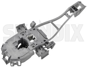 Bracket, Door handle Driver side inner 30784198 (1071601) - Volvo C30, C70 (2006-), S40 (2004-), S80 (2007-), V50, V70 (2008-), XC60 (-2017), XC70 (2008-) - bracket door handle driver side inner opener opening brackets Genuine cylinder drive driver for inner leftrighthand left right hand lefthand left hand lock side traffic vehicles with