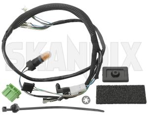 Harness, Outside mirror left 31424165 (1071693) - Volvo XC60 (-2017) - cables harness outside mirror left mirrorcables mirrorharness mirrorwires wires wiring Genuine electronically foldable left memory without