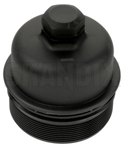 Cover, oil filter housing 30711520 (1071776) - Volvo C30, S40, V50 (2004-), S60 (2011-2018), S80 (2007-), V40 (2013-), V40 CC, V60 (2011-2018), V70 (2008-) - cover oil filter housing oilfilter Own-label filter oil seal with without