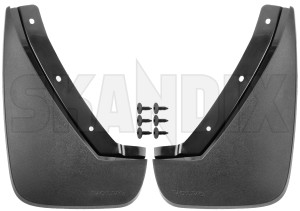 Mud flap rear Kit for both sides 32321857 (1071936) - Volvo C40, XC40/EX40 - mud flap rear kit for both sides Own-label black both drivers for kit left passengers rear right side sides