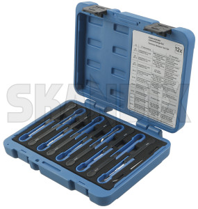 Extraction tool, Cable lug 12 Pcs  (1072046) - universal  - cable plug cable splice release tools extraction tool cable lug 12 pcs pin remover special tools terminal removal tools Own-label 12 12pcs insulated isolated non noninsulated nonisolated pcs uninsulated