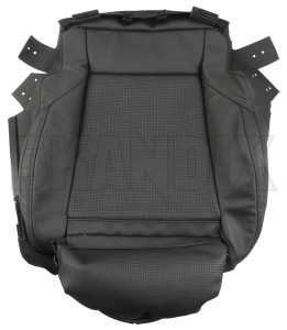 SKANDIX Shop Saab Ersatzteile: Bezug, Polster Vordersitze Sitzfläche Leder  schwarz 12777608 (1072363)