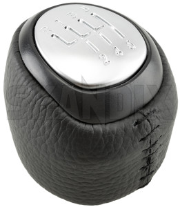 Gear Lever Leather  (1072382) - Saab 9-3 (2003-) - gear lever leather shift knob Own-label leather