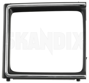 Frame, headlight left 1246602 (1072407) - Volvo 200 - frame headlight left Genuine headlights left square usa without