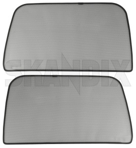SKANDIX Shop Volvo Ersatzteile: Sonnen-/ Sichtschutz Seitenscheibe, Tür  hinten schwarz Satz für beide Seiten 31373976 (1072660)