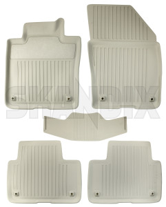 Floor accessory mats Synthetic material blonde 31659472 (1072674) - Volvo S60 (2019-), V60 (2019-), V60 CC (2019-) - floor accessory mats synthetic material blonde Genuine blonde bowl drive for hand left lefthand left hand lefthanddrive lhd mat material plastic synthetic vehicles