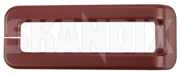 Cover, Safety belt B-pillar red 1386154 (1072730) - Volvo 700 - ОЕ-Numbers: 1310194, 1353551 - Keywords: cover safety belt b pillar red cover safety belt bpillar red Genuine bpillar b pillar belt red safety