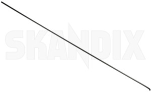 Drip rail moulding right longer section 1369185 (1072753) - Volvo 700 - drip rail moulding right longer section trim moulding Genuine black longer right section