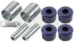 Bushing, Suspension Rear axle Support arm Kit for both sides 1229165 (1072775) - Volvo 164, 200 - bushing suspension rear axle support arm kit for both sides bushings chassis Own-label polyurethan  polyurethan       arm axle both drivers for kit left passengers pu rear right side sides support