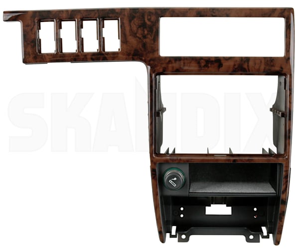 Innenverkleidung Mittelkonsole nussbaum Holzimitation 9192118 (1073478) - Volvo 900, S90, V90 (-1998) - Keywords: 960 964 965 abdeckung abdeckungen dekorleiste fixierplatte innenraumverkleidungen innenverkleidung mittelkonsole nussbaum holzimitation innenverkleidungen s90 v90 verkleidung verkleidungen Original fuer holzimitation kunstholz lhd linkslenker mittelkonsole nussbaum