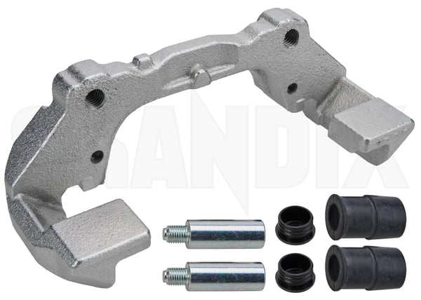 Carrier, Brake caliper fits left and right 36002607 (1074316) - Volvo XC60 (-2017) - Keywords: brake caliper bracket brakecalipercarrier carrier bracket carrier brake caliper fits left and right mounting bracket Own-label 17 17inch and axle fits front inch left right