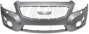 Bumper cover front painted 39803607 (1075000) - Volvo C30 - bumper cover front painted Genuine 477 cleaning for front headlights high painted pressure vehicles with