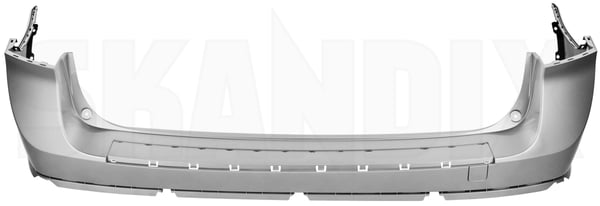 Bumper cover rear painted silver metallic 39884031 (1075011) - Volvo V70 (2008-) - Keywords: bumper cover rear painted silver metallic rear bumper skirts Genuine 130 426 colour matching metallic painted rear silver spoiler without