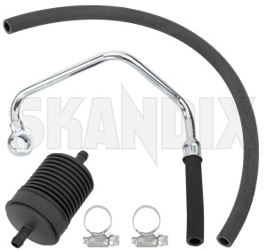 Hydraulic hose, Steering system  (1075018) - Volvo 900, S90, V90 (-1998) - hydraulic hose steering system skandix SKANDIX      coil cooling drive filter for hand left lefthand left hand lefthanddrive lhd rack steering vehicles with