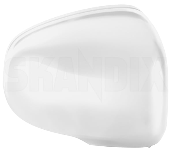 Cover cap, Outside mirror right ice white 39847295 (1075272) - Volvo XC40/EX40 - Keywords: cover cap outside mirror right ice white mirrorblinds mirrorcovers Genuine 614 ice lf01 painted right white