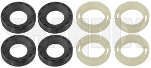 Seal ring, Injector Kit for four injectors  (1075344) - Volvo C30, S40, V50 (2004-), S80 (2007-), V70 (2008-) - flame disk flame retardant disc gasket seal ring injector kit for four injectors Own-label 4 for four injectors kit