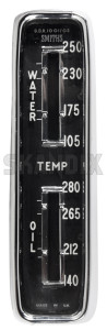 Gauge, Coolant-/ oil temperature Exchange part English 673992 (1075545) - Volvo P1800 - 1800e clocks cooling water engineoil gauge coolant  oil temperature exchange part english gauge coolant oil temperature exchange part english gauges instruments p1800e temperature cluster Own-label ˚f attention attention  english exchange part policy return special with