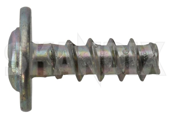 Screw/ Bolt Flat head Cross slot wiperengine 3518283 (1075575) - Volvo 700, 850, C70 (-2005), S60 (-2009), S70, V70, V70XC (-2000), S80 (-2006), V70 P26 (2001-2007), XC70 (2001-2007) - Keywords: screw bolt flat head cross slot wiperengine screwbolt flat head cross slot wiperengine Genuine cross engine flat head slot wiperengine wipers