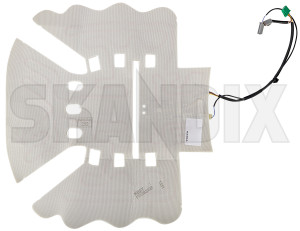 Heating element, Seat heating Front seat Seat surface 30727675 (1075648) - Volvo S80 (2007-), V70 (2008-), XC70 (2008-) - heating element seat heating front seat seat surface Genuine and belt beltreminder buzzers cushion fits for front left lower reminders right seat seatbeltreminders seats surface vehicles ventilated warners warning with