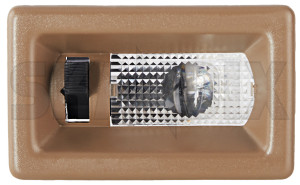 Interior light rear fits left and right 9126781 (1075734) - Volvo 700, 900, S90, V90 (-1998) - courtesy lamps dome lights interior light rear fits left and right Genuine and beige bulb fits included left rear right with