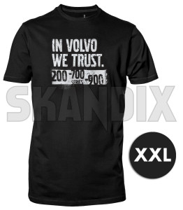 T-Shirt IN VOLVO WE TRUST XXL  (1075917) - Volvo universal - hemden shirts t shirt in volvo we trust xxl tshirt in volvo we trust xxl Hausmarke 1/2 12 1 2 aermellaenge in rundhals schwarz schwarzer trust volvo we xxl