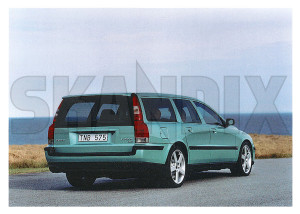 Postcard Volvo V70R  (1075933) - universal  - postcard volvo v70r postcards Own-label a6 din v70r volvo
