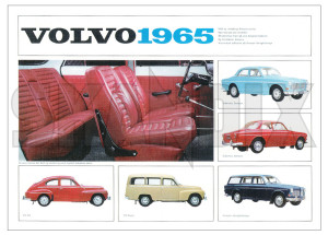 Postcard Volvo facelift 1965  (1075940) - Volvo universal - postcard volvo facelift 1965 postcards Own-label 1965 a5 din facelift volvo