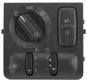 Switch, Headlight 30858502 (1076504) - Volvo S40, V40 (-2004) - combination switch headlight adjuster knob headlight adjuster switch headlight control headlight knob headlight switch headlightsswitch light adjuster knob light adjuster switch light control main lights knob main lights switch mainlights switch headlight Genuine automatic daytime dim foglights for headlights out vehicles with