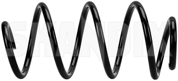 Suspension spring Front axle 31387911 (1077086) - Volvo S60, V60 (2011-2018), S60, V60, S60 CC, V60 CC (2011-2018) - ОЕ-Numbers: 31277199, 31302503 - Keywords: suspension spring front axle Own-label 2 770g 7711 additional axle front info info note pieces please