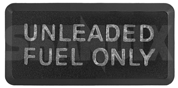 Information sign Unleaded fuel 9425679 (1077185) - Saab 900 (-1993) - Keywords: information sign unleaded fuel labels signs stickers Genuine english fuel unleaded