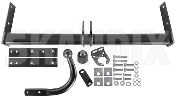 Trailer hitch with rigid Coupling ball 1500 kg 30756551 (1077720) - Volvo V40 (2013-) - Keywords: trailer hitch with rigid coupling ball 1500 kg Own-label 1500 1500kg ball checked coupling etype e type kg rigid with