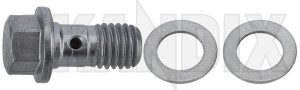 Hollow screw Brake hose - Brake caliper 32283369 (1078390) - Volvo S60, V60, S60 CC, V60 CC (2011-2018), S80 (2007-), V70, XC70 (2008-), XC60 (-2017) - hollow screw brake hose  brake caliper hollow screw brake hose brake caliper Genuine      axle brake caliper hose rear seals with