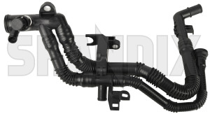 Radiator hose at Thermostat housing 32137500 (1078440) - Volvo C30, S40 (2004-), S80 (2007-), V50, V70 (2008-) - radiator hose at thermostat housing Own-label at housing thermostat