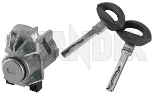 Lock cylinder, Ignition lock 12770224 (1078493) - Saab 9-3 (2003-) - lock cylinder ignition lock locking cylinder Genuine 2 keys with