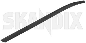 Trim moulding, Glas Windscreen left A-pillar plastic coated black stainless  (1079110) - Volvo V70 P26, XC70 (2001-2007) - roof rails trim moulding glas windscreen left a pillar plastic coated black stainless trim moulding glas windscreen left apillar plastic coated black stainless window scraper skandix SKANDIX apillar a pillar black clips coated for left plastic rail roof stainless vehicles windscreen with without