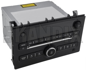Radio 12849452 (1079649) - Saab 9-3 (2003-) - car radios car systems fm receiver music systems radio radio equipment Genuine cd player