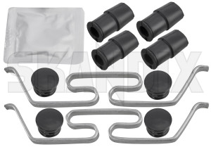 Accessory kit, Brake pads Front axle  (1079795) - Volvo S60 (2019-), S90, V90 (2017-), V60 (2019-), V60 CC (2019-), V90 CC, XC60 (2018-) - accessory kit brake pads front axle Own-label 16 16inch 17 17inch 296 296mm 322 322mm axle front inch mm
