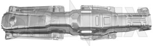 Heat shield Middle silencer 12755789 (1080252) - Saab 9-5 (-2010) - heat shield middle silencer Genuine middle silencer