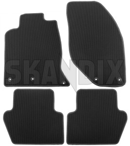 Floor accessory mats black-grey Premium quality consists of 4 pieces  (1080310) - Volvo 850, C70 (-2005), S70, V70, V70XC (-2000) - floor accessory mats black grey premium quality consists of 4 pieces floor accessory mats blackgrey premium quality consists of 4 pieces Own-label 4 blackgrey black grey consists drive for four grommets hand left lefthand left hand lefthanddrive lhd of pieces premium quality round vehicles