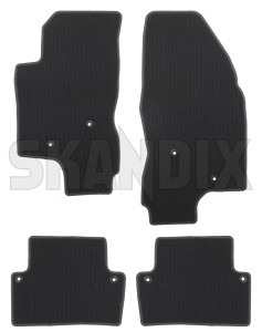 Floor accessory mats black-grey Premium quality consists of 4 pieces  (1080311) - Volvo V70 P26, XC70 (2001-2007) - floor accessory mats black grey premium quality consists of 4 pieces floor accessory mats blackgrey premium quality consists of 4 pieces Own-label 4 blackgrey black grey consists drive for four grommets hand left lefthand left hand lefthanddrive lhd of pieces premium quality round vehicles