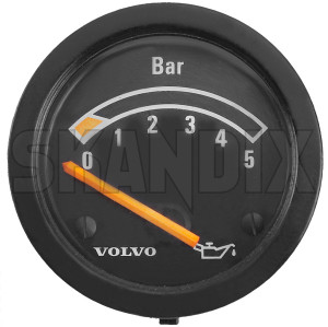 Gauge, oil pressure 1333929 (1080532) - Volvo 200 - additional display additional instrument control indicator gauge oil pressure gt instrument Genuine RSport R Sport 0 12 12v 5 52 52mm bar mm v