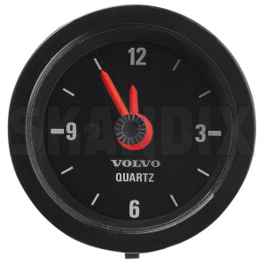 Timeclock 1188269 (1080534) - Volvo 200 - additional display additional instrument clock control indicator gt instrument timeclock Genuine 12 12v 52 52mm analog black mm trim v with