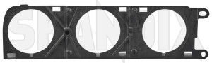 Bracket, Auxiliary instrument for Circular instrument 52 mm 1259659 (1080991) - Volvo 200 - additional instrument bracket auxiliary instrument for circular instrument 52 mm console holder holding frame mounting frame panel supplementary instrument Genuine 3 52 52mm circular dashboard drive for hand instrument mm rhd right righthand right hand righthanddrive vehicles